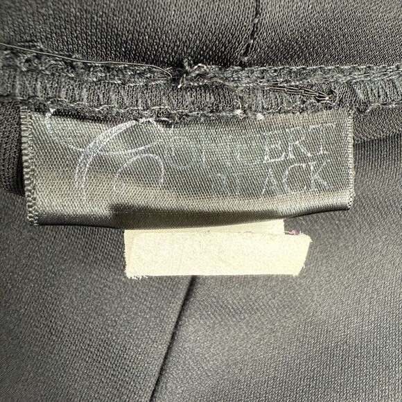 Concert Black Womens Extra Wide Leg Pants size 8 Tall Knit Pull on Elastic - Picture 7 of 7